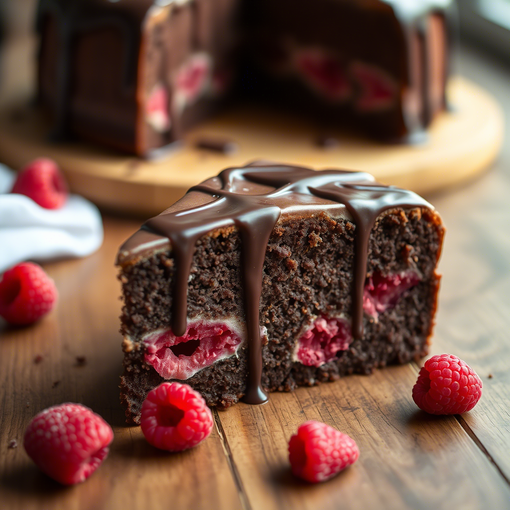  chocolate-raspberry-drip-cake-slice