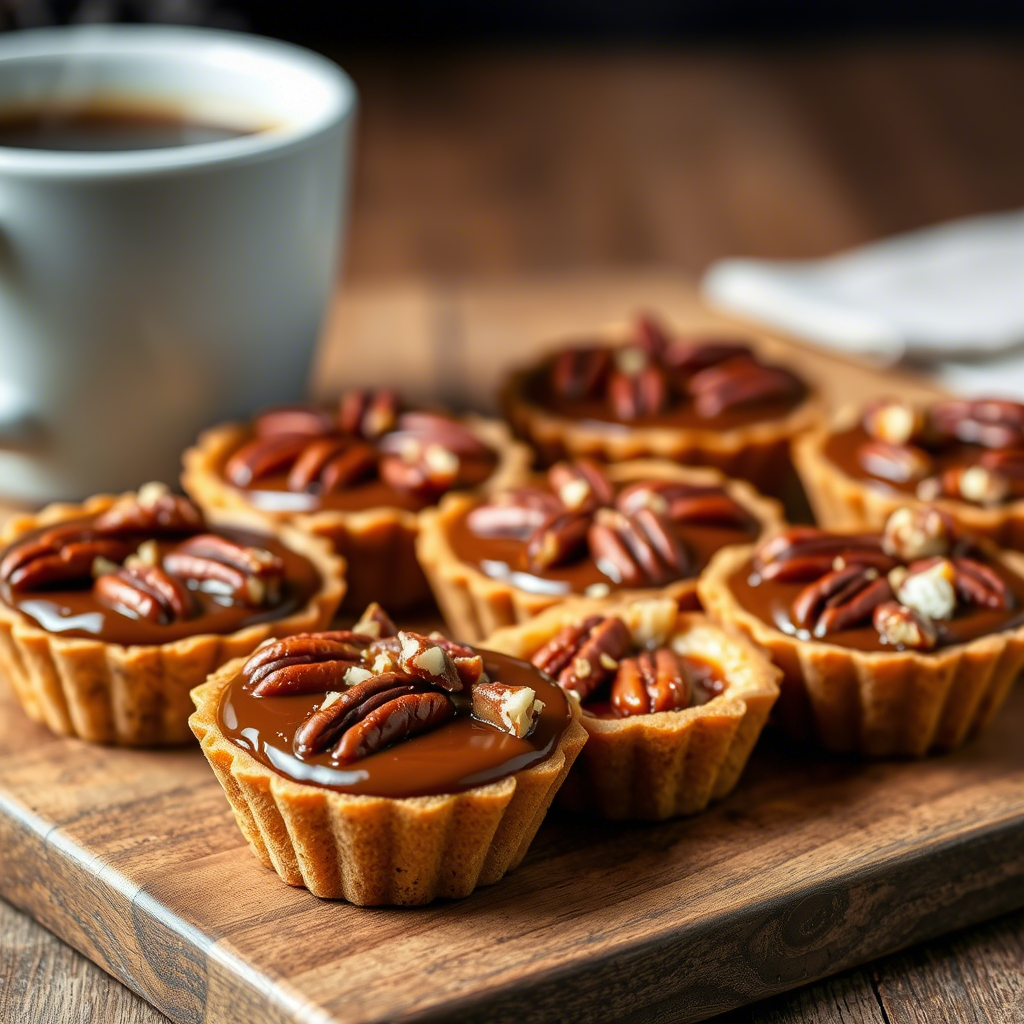 mini-pecan-chocolate-caramel-tarts
