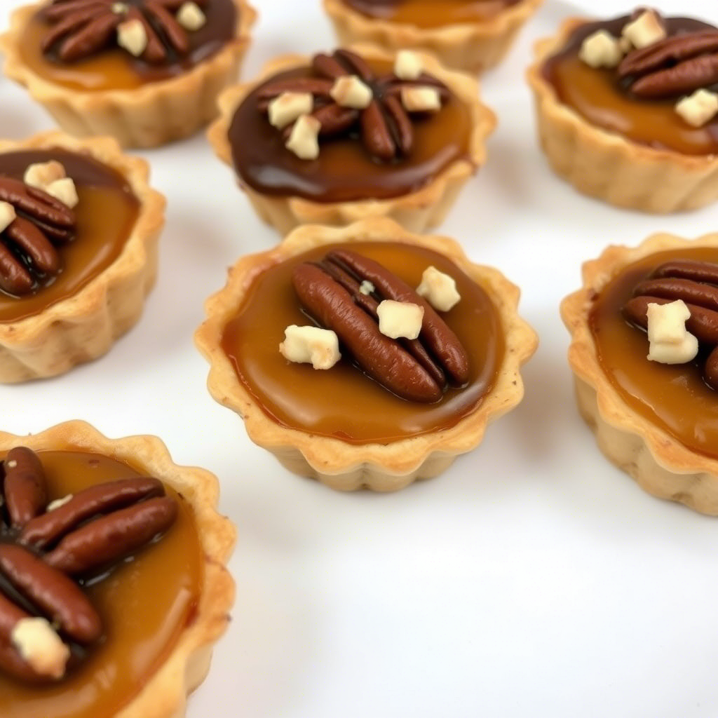 mini-pecan-chocolate-caramel-tarts
