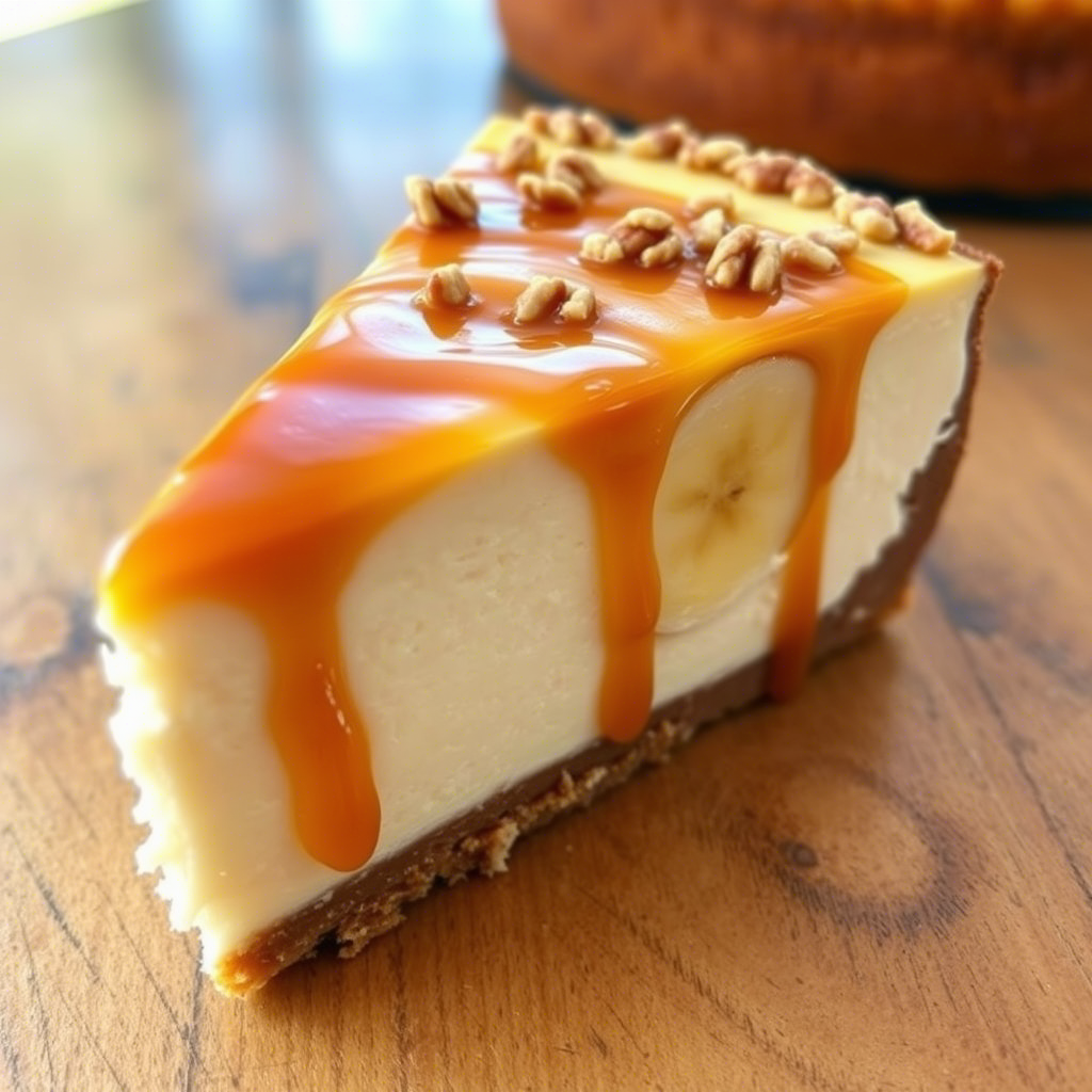 banana-caramel-nut-cheesecake